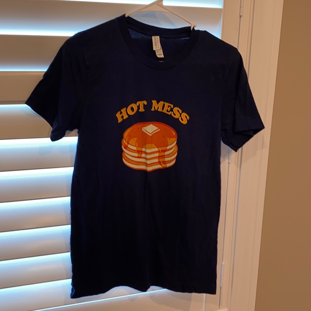 CANVAS BELLA “HOT MESS” TEE SIZE SMALL